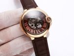 TW Factory Ballon Bleu de Cartier Japan 82S7 Movement 42*12MM White/Brown Watch
